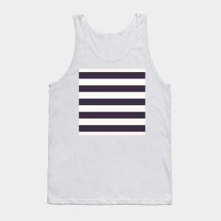 Preppy Girly Paris Chic Royal Purple White Stripes Tank Top